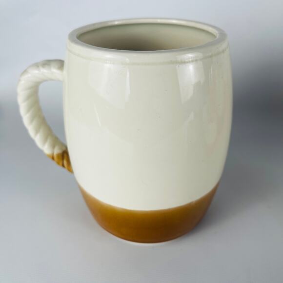 Enesco Shipper Clip Barrel Shape Stein 4 Mugs plus 4 Demitasse Anchor Cups - Picture 3 of 9